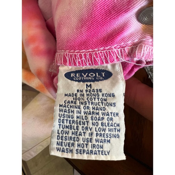 Revolt Tie Dye Overalls size: Medium - Picture 4 of 8